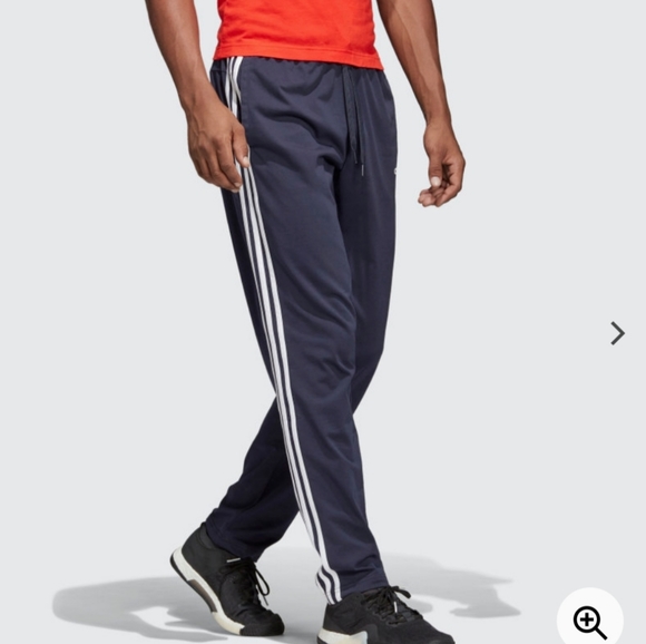 mens adidas open hem tracksuit bottoms